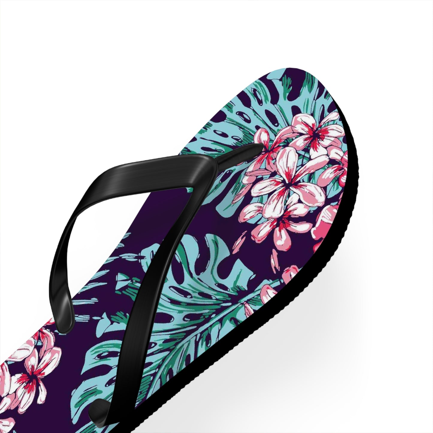 Floral Print Flip-Flops