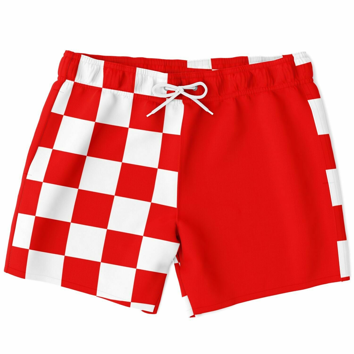 Nautical Signal Flag Inspired Swim Shots / Trunks. DANGER