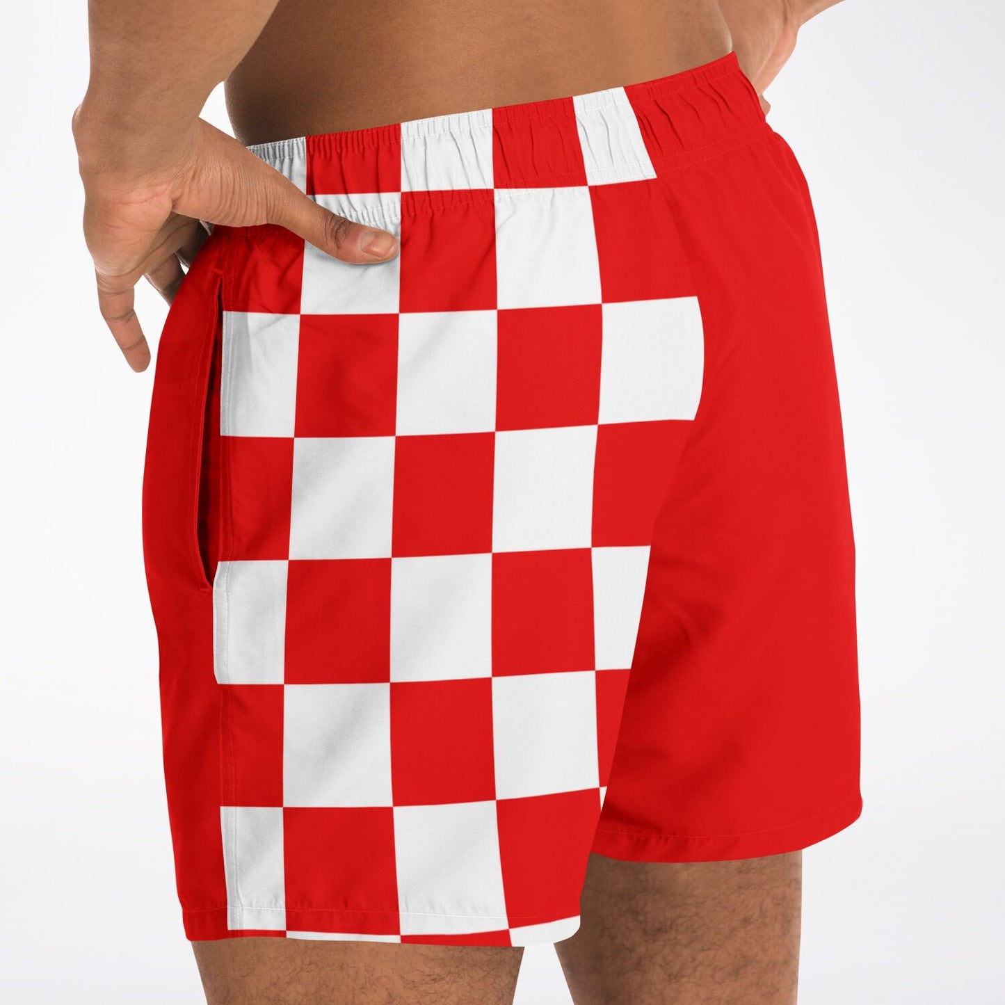 Signals Nautical Inspired Men's Swim Shorts - DANGER