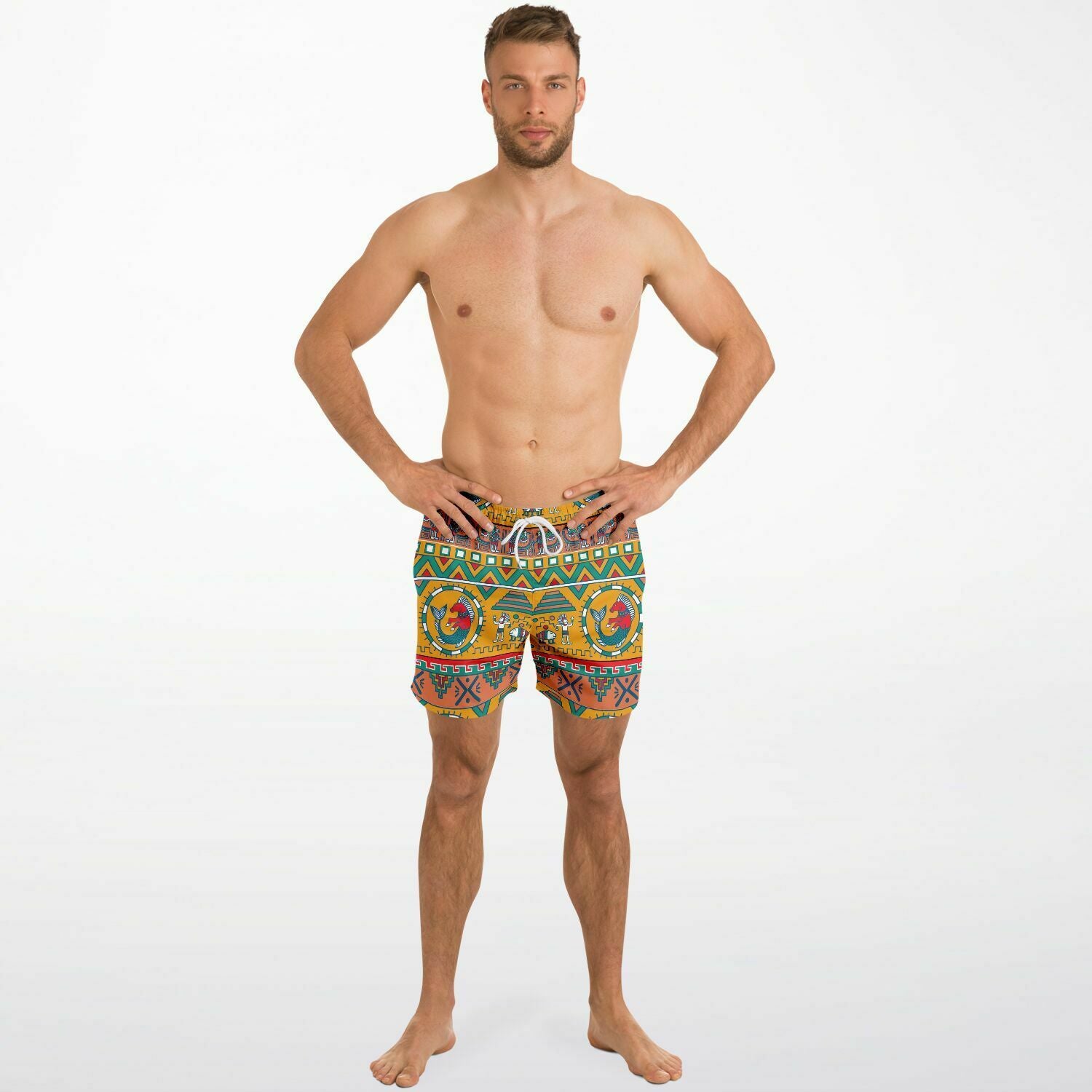 Aztec Men's Swim Shorts by Maris Equi