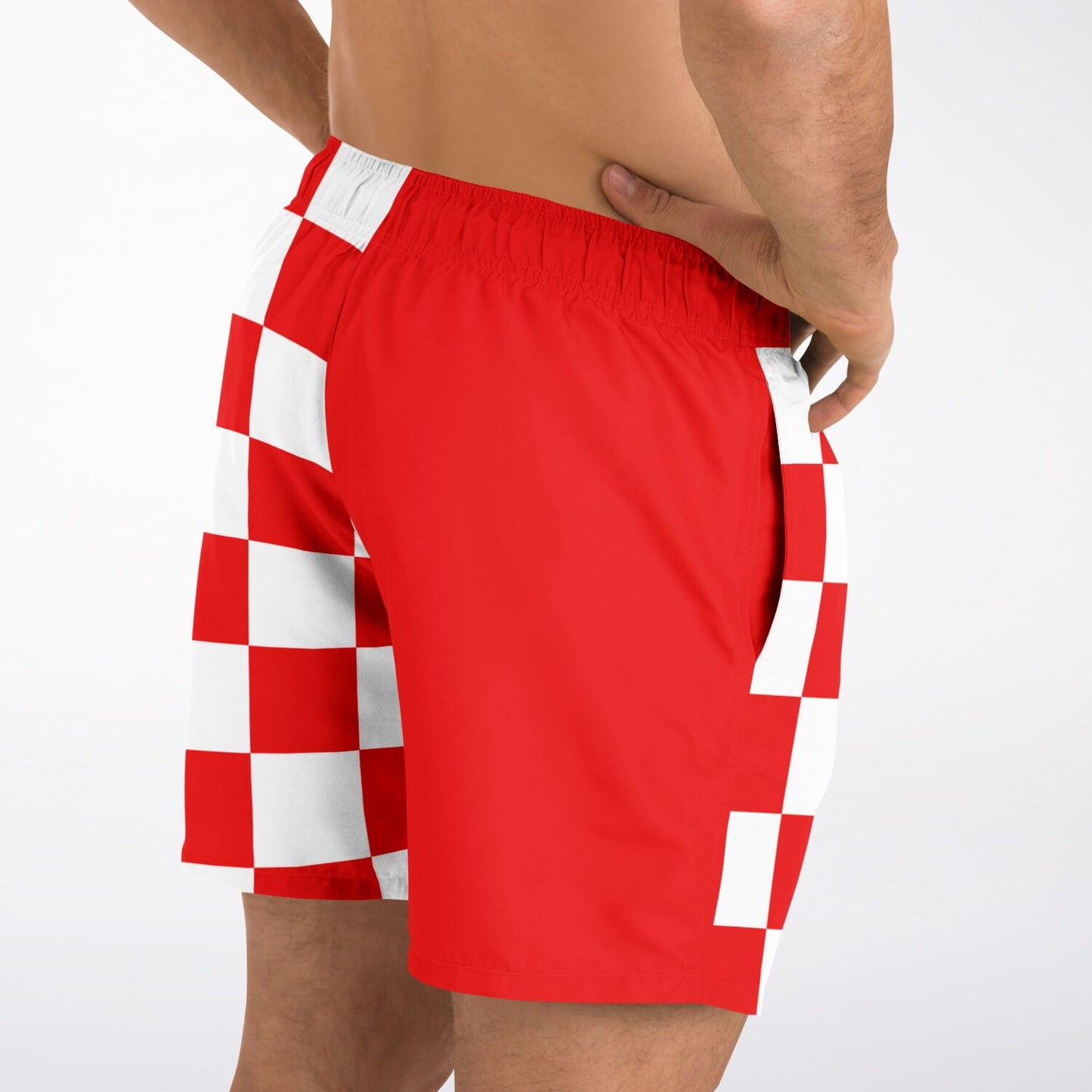 Signals Nautical Inspired Men's Swim Shorts - DANGER