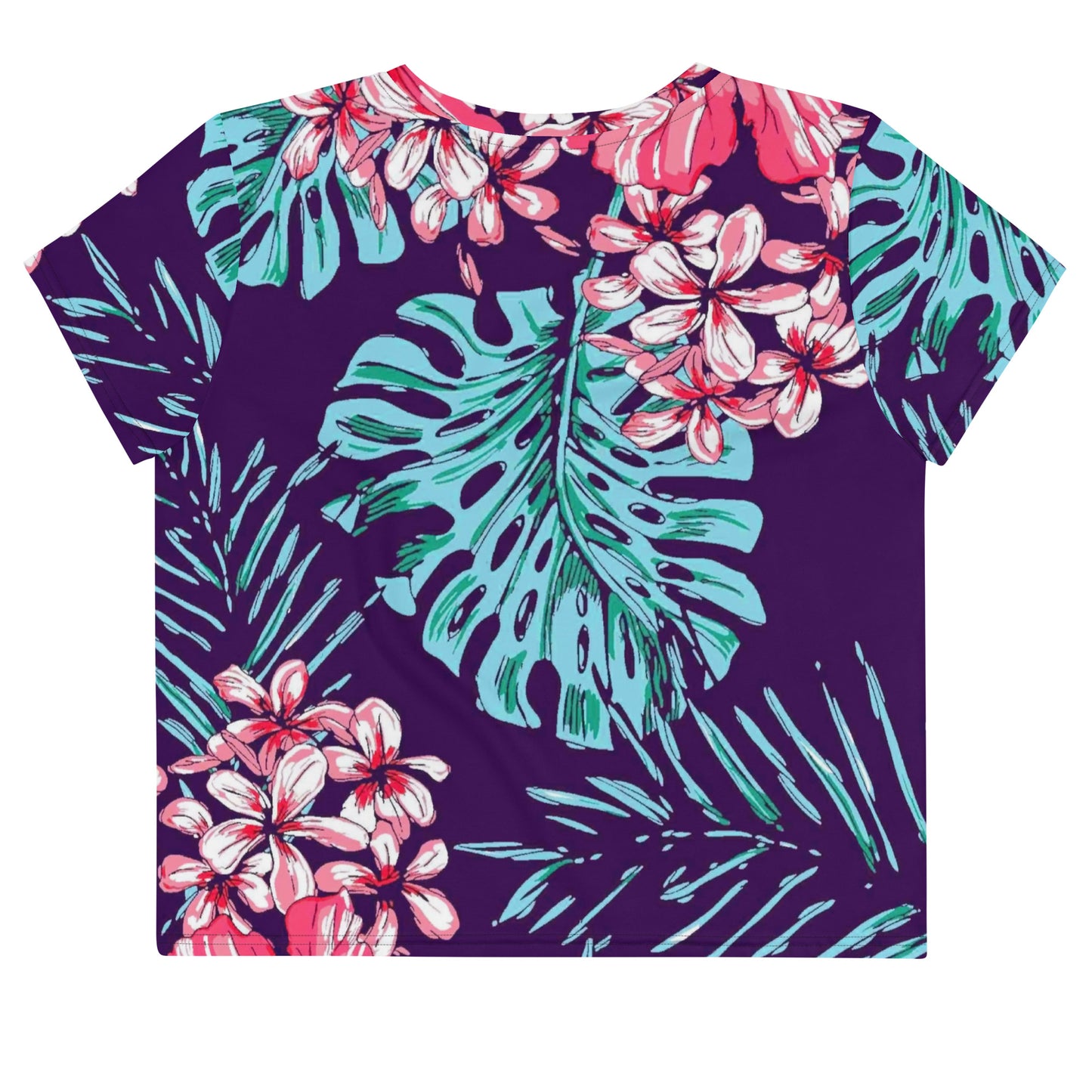 Floral Crop Tee Shirt