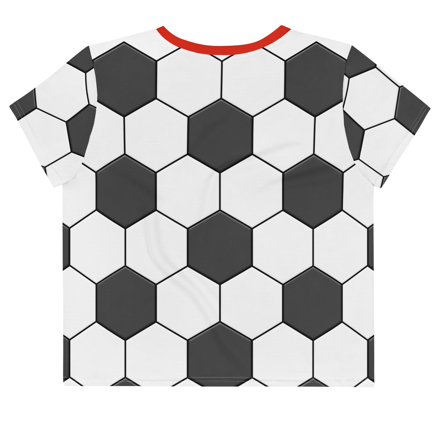 Soccer Ball Crop Tee Shirt