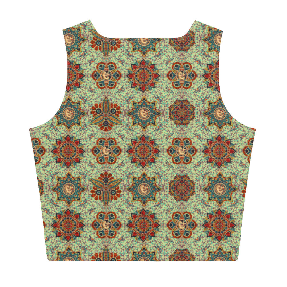 Mosaic Men's Crop Top Tank