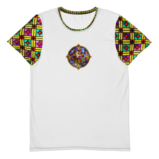 Stained Glass Men's Sport Shirt