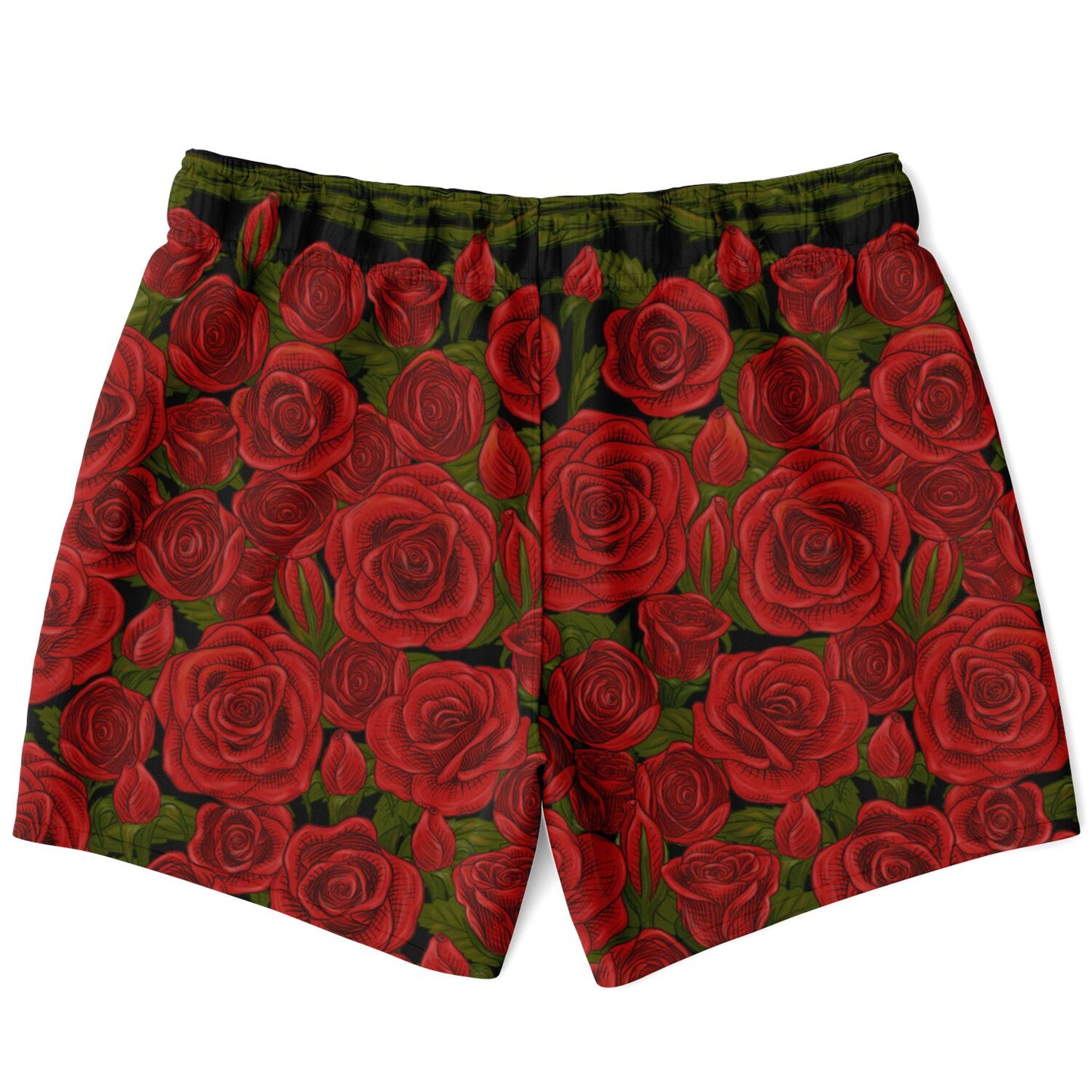 Rozen Red Rose Men's Swim Shorts