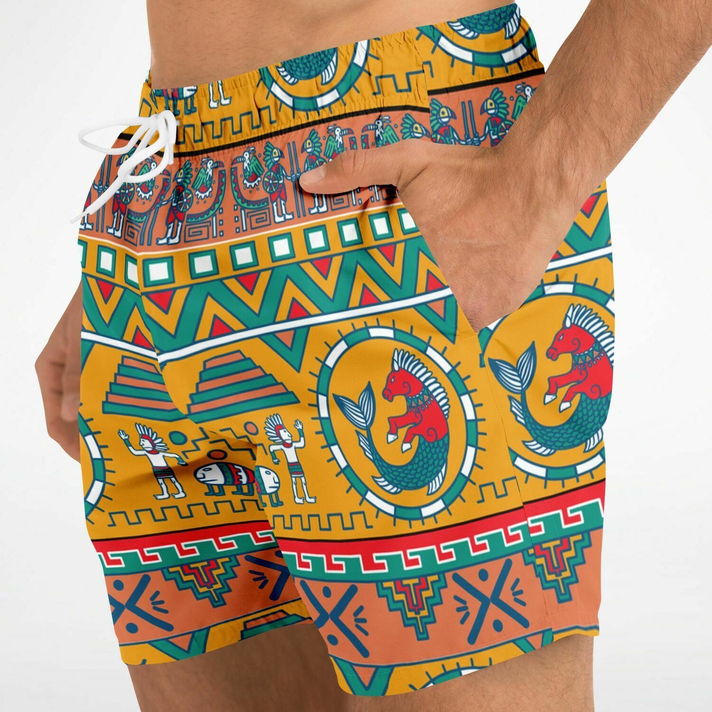 Aztec Men's Swim Shorts by Maris Equi