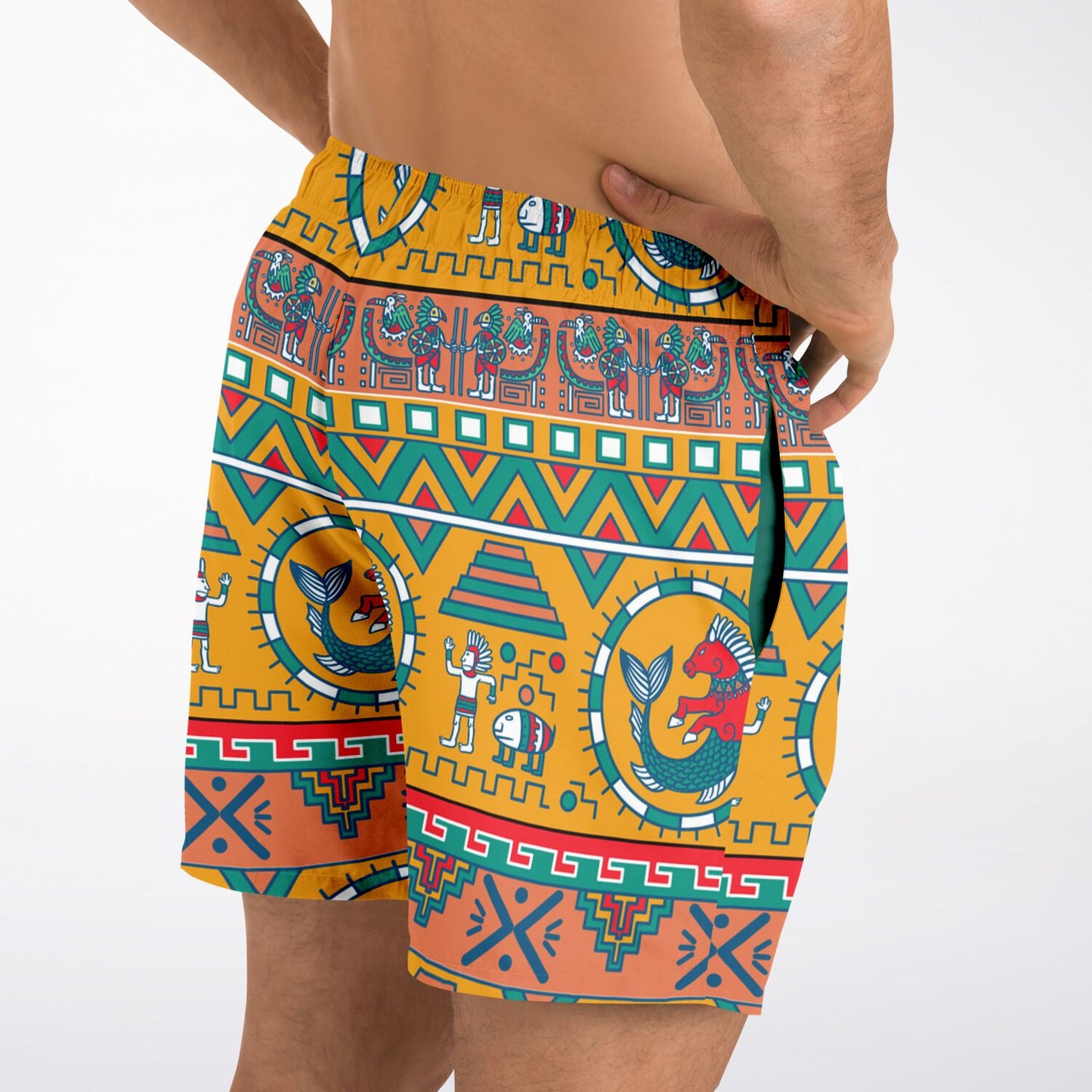 Aztec Men's Swim Shorts by Maris Equi