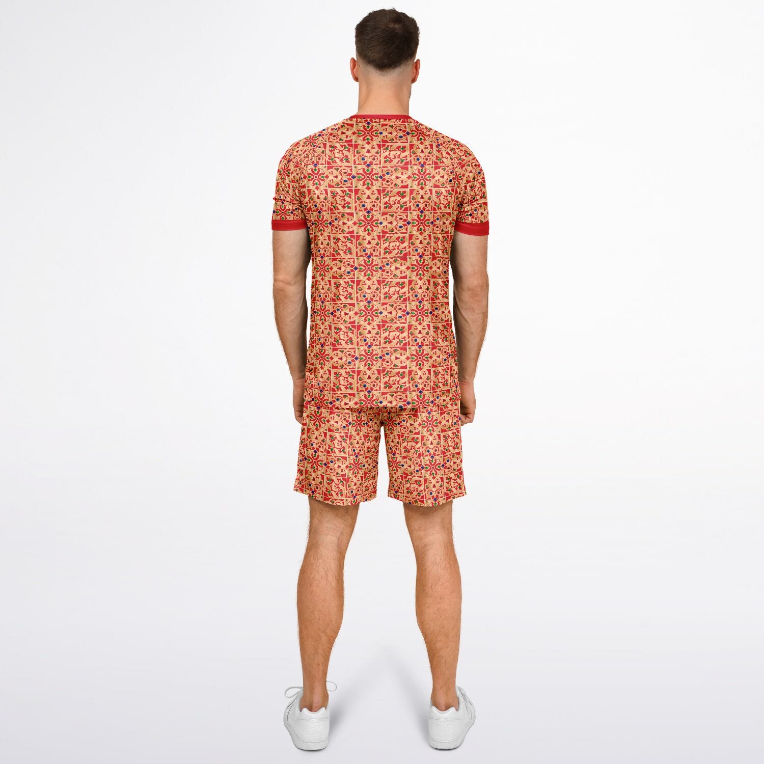 Constantinople Shirt and Shorts set for men inspired by the fashion of Byzantine Royalty.