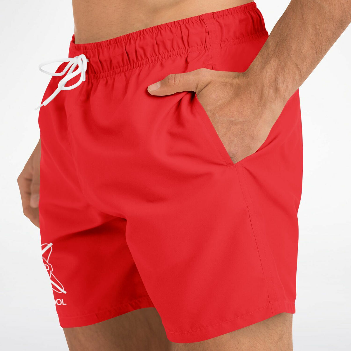 Hawkins Pool Life Guard Billy Costume Men's Mid-Length Swim Shorts