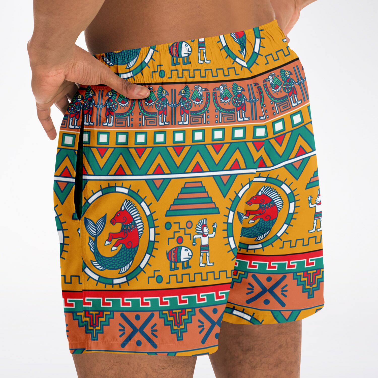 Aztec Men's Swim Shorts by Maris Equi