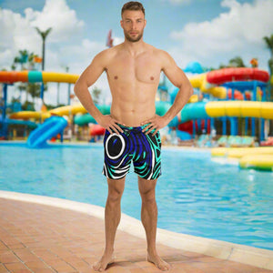 Angel Fish Men's Swim Trunks