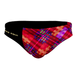 Load 3D model into Gallery viewer, Red Tartan Swim Briefs
