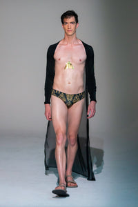 Gold Baroque Runway Look